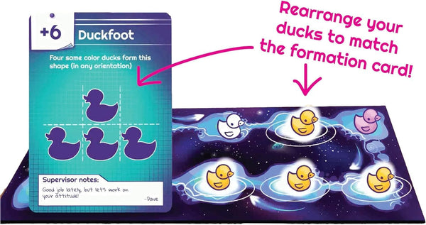 Abducktion: Base Game + IntergalacDuck Expansion (Ding & Dent)