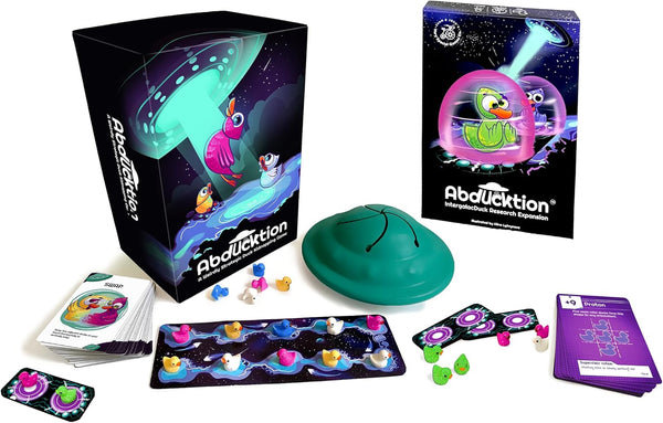 Abducktion: Base Game + IntergalacDuck Expansion (Ding & Dent)