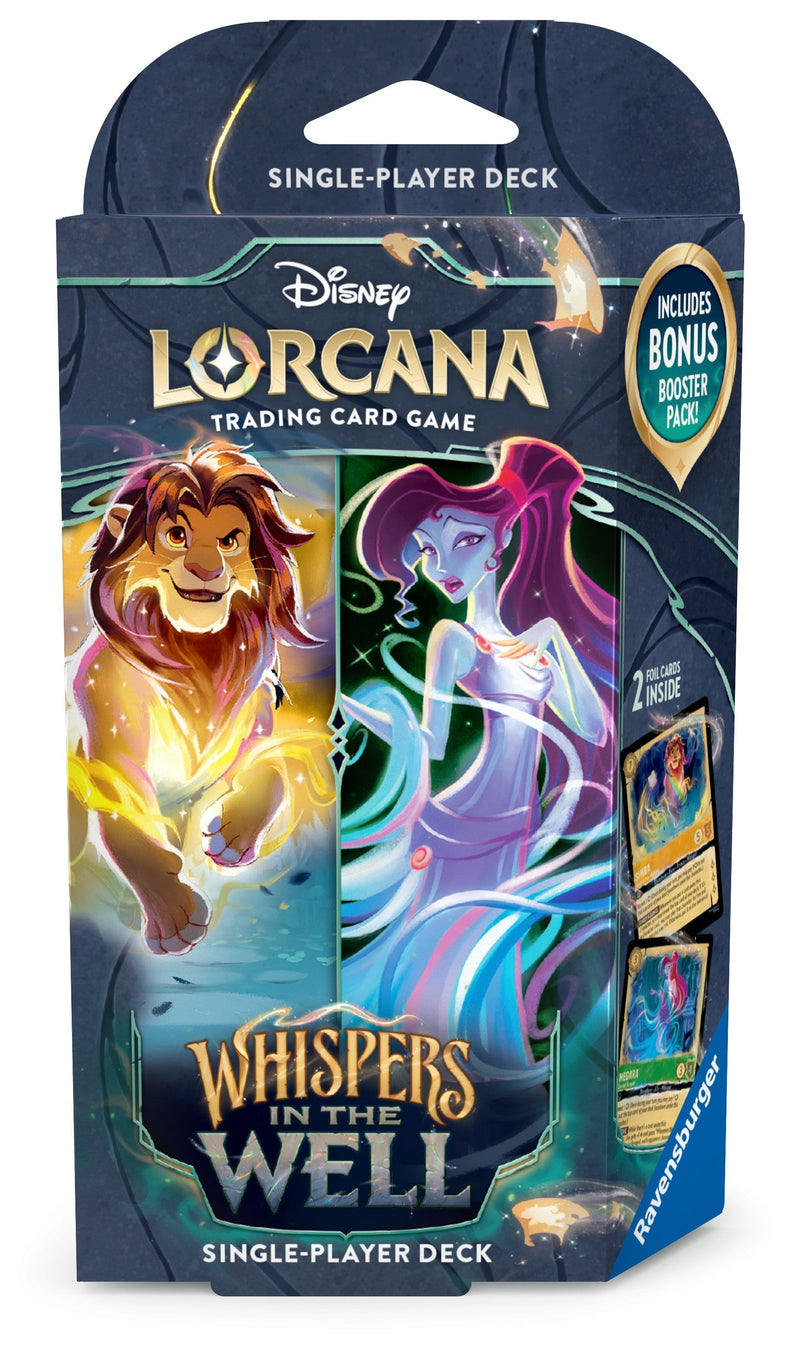Disney Lorcana - Whispers in the Well Starter Decks (Set of 2)
