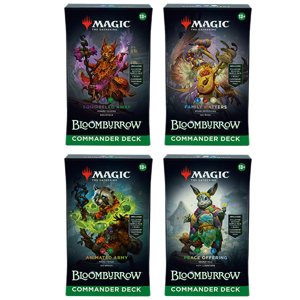 Magic: The Gathering - Bloomburrow - Commander Decks (Set of 4)