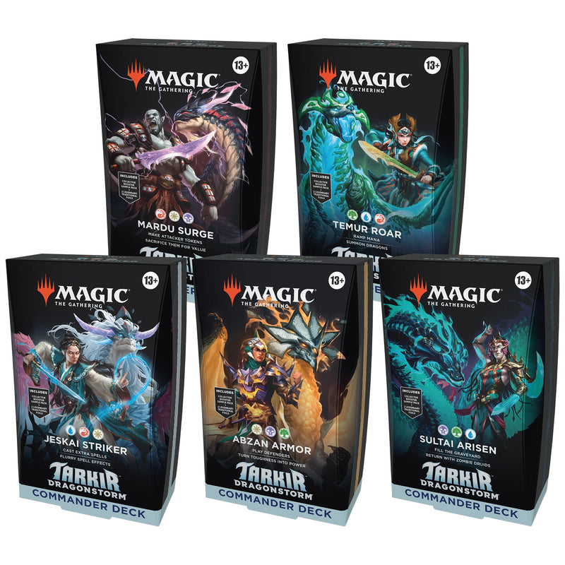 Magic: The Gathering - Tarkir Dragonstorm Commander Decks (Set of 5)
