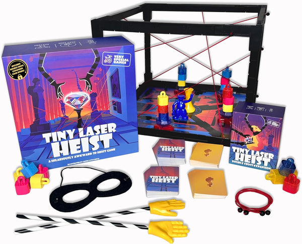 Tiny Laser Heist: Base Game + Double Cross Expansion (Ding & Dent)