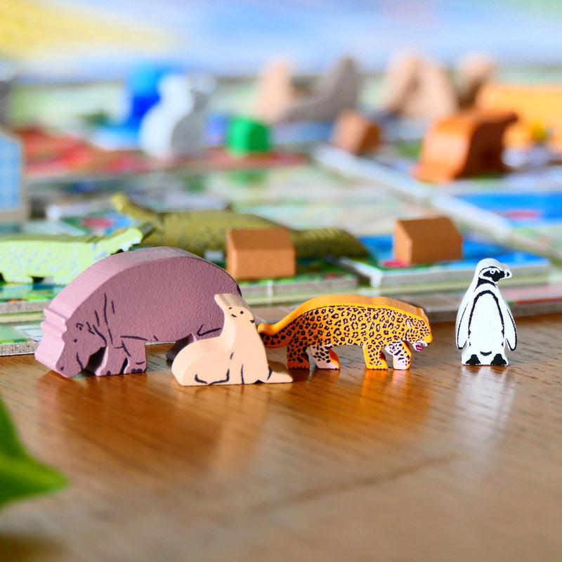 Zoo Tycoon: The Board Game - New Shores Expansion - Deluxe Edition (Ding & Dent)