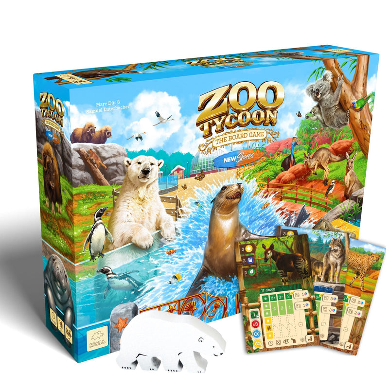 Zoo Tycoon: The Board Game - New Shores Expansion - Deluxe Edition